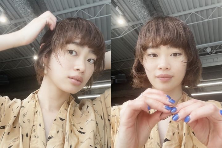 ヘアオイル×ヘアクリップアレンジ【美容師監修ボブヘアアレンジ02nanuk】