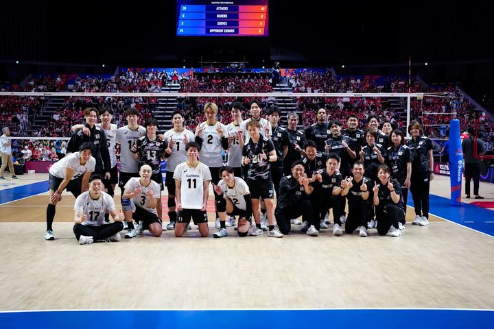 バレーボール男子日本代表（C）Volleyball World