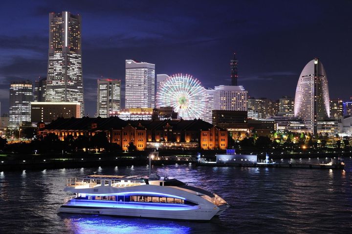 工場夜景ジャングルクルーズ船1