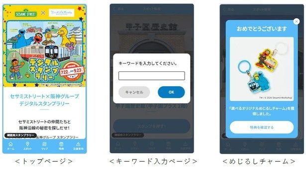 デジタルスタンプラリー参加フロー