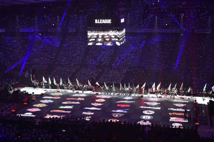 画像: バスケＢリーグ開幕＝2016年09月22日、国立代々木競技場