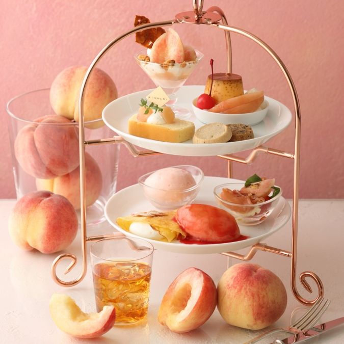 キハチ カフェ 季節のAfternoon Tea Set