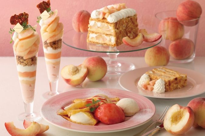 キハチ カフェ ピーチスイーツフェア 商品