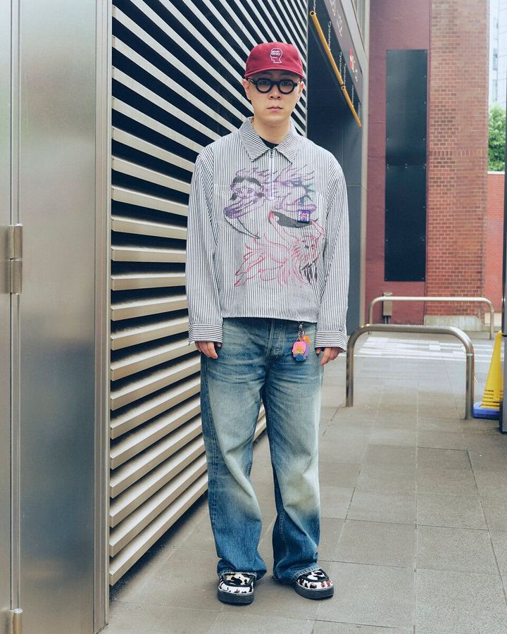 【30代スナップ＠渋谷】特にシャツを際立たせた全身「ブレインデッド」スタイル