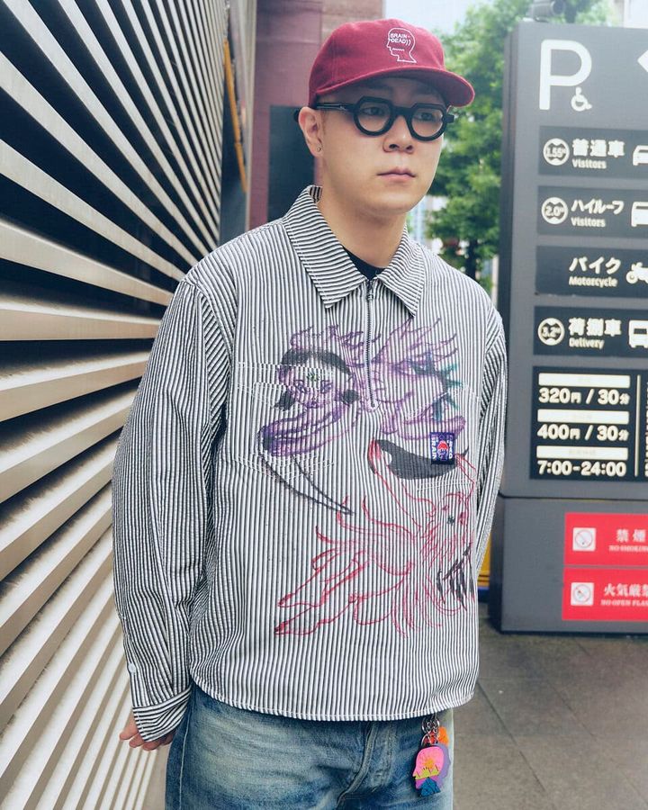 【30代スナップ＠渋谷】特にシャツを際立たせた全身「ブレインデッド」スタイル