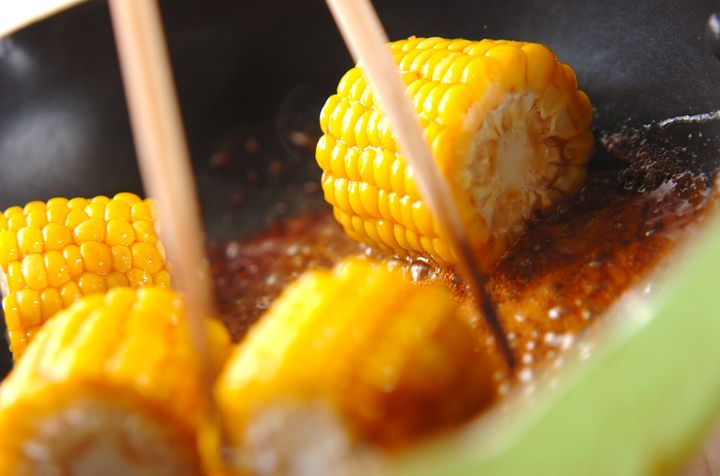 焼きトウモロコシの作り方2
