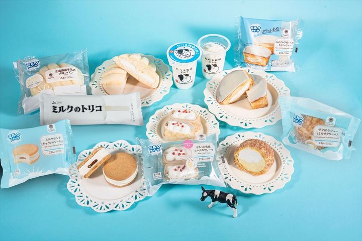 「ほっぺたとろける！ミルクスイーツ」キャンペーンの商品