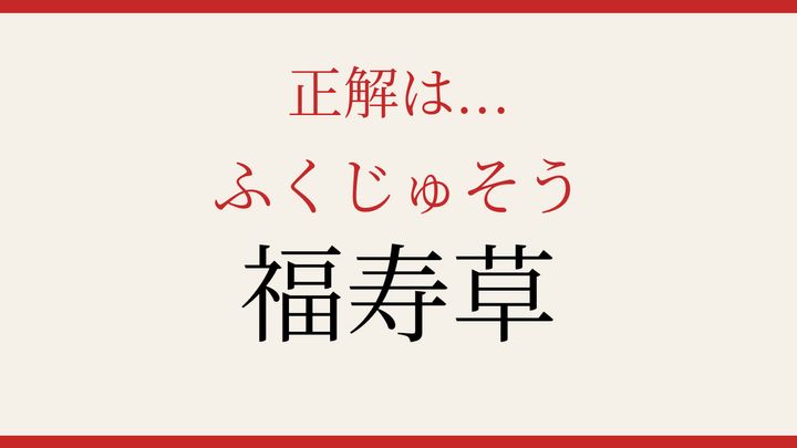 【難読漢字】読めたら周りに自慢しよう！新年を彩る早春の花の解答画像