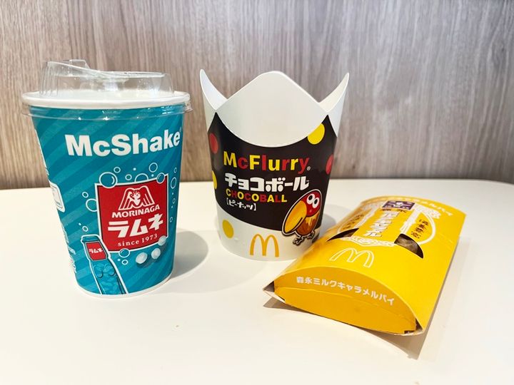 期間限定【マクドナルド】7/15発売！森永の人気お菓子とコラボ