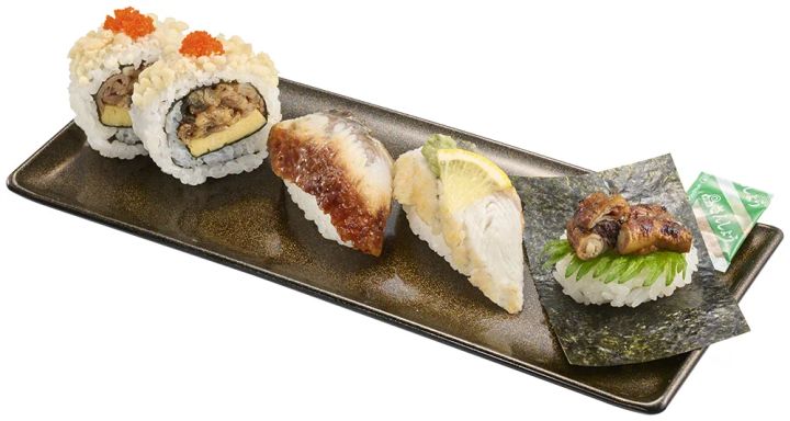 創作うなぎづくし4種盛り