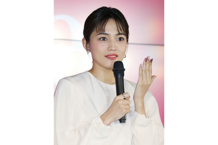 川口春奈さん（2020年01月29日撮影、時事通信）