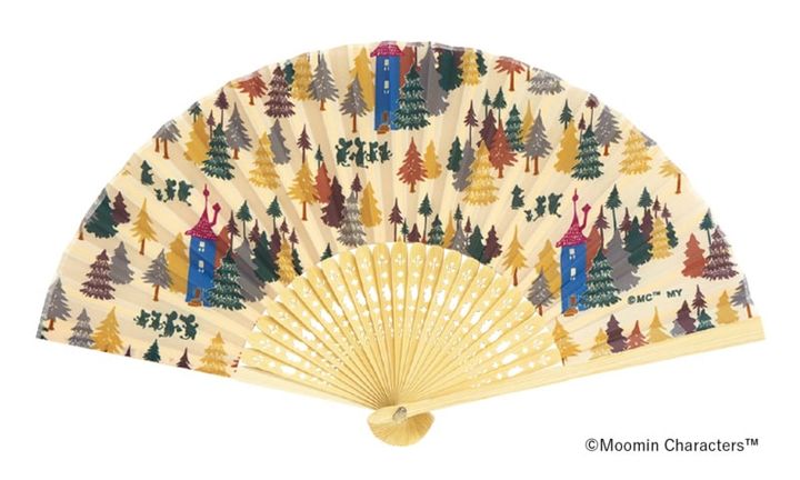 扇子［約H21×W37］¥2,640（ジカンスタイル）