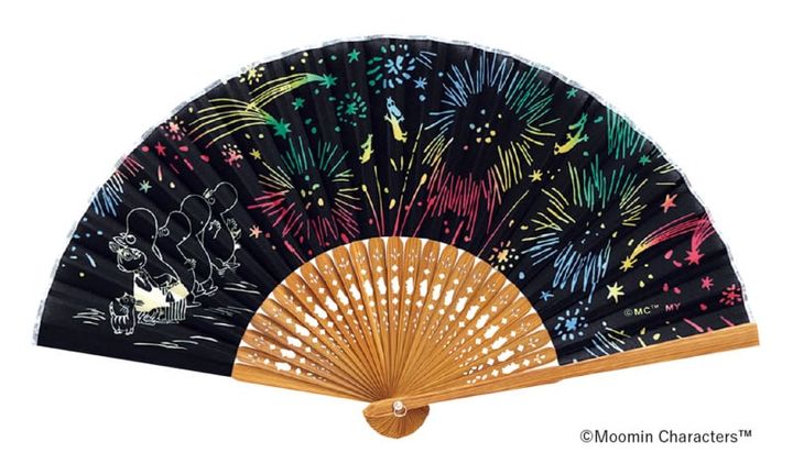 扇子［約H21×W37］¥2,640（ジカンスタイル）