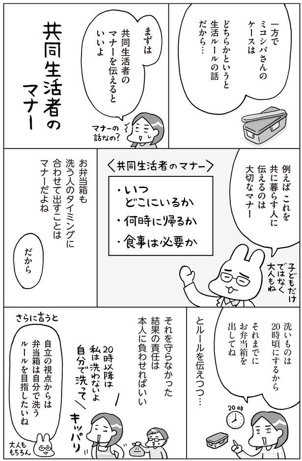 共同生活者のマナー （C）フクチマミ、村瀬幸浩／KADOKAWA