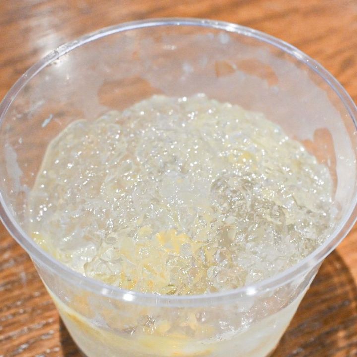 食感が楽しい！レモンを存分に楽しむ贅沢ゼリー