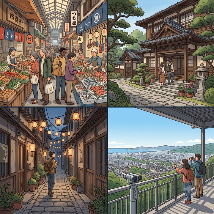 【心理テスト】旅先で思わず立ち寄ってしまう場所でわかる。あなたの