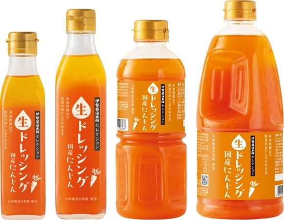 「伊勢醤油本舗セレクション 生ドレッシング」2種に小容量～大容量の4サイズ登場！