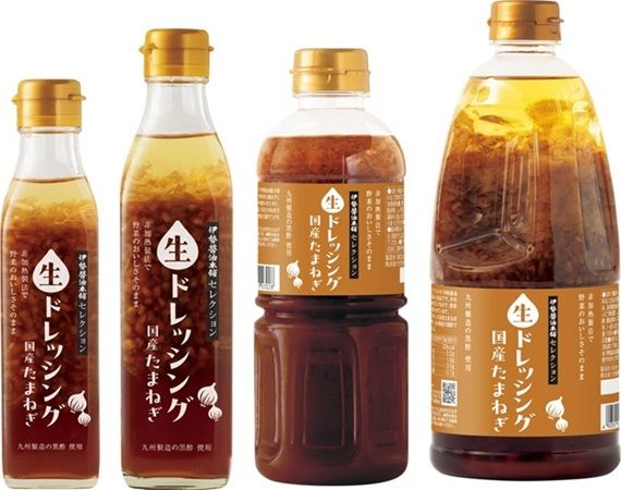 「伊勢醤油本舗セレクション 生ドレッシング」2種に小容量～大容量の4サイズ登場！