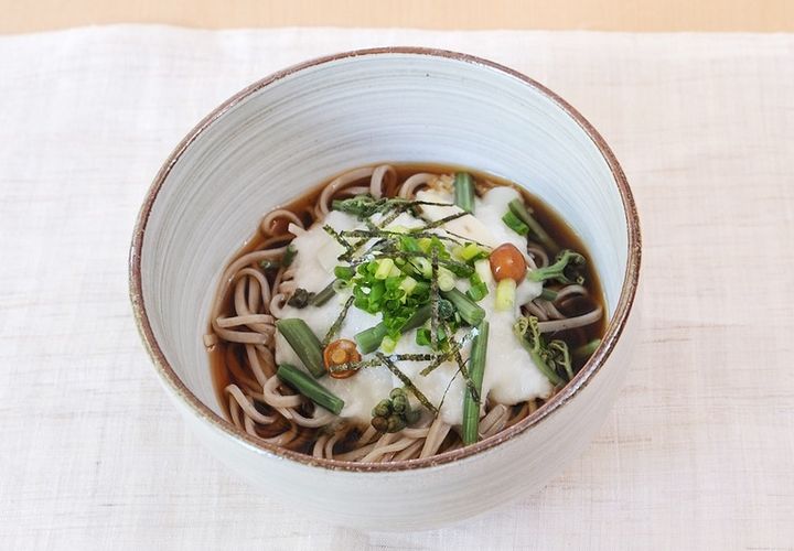 山菜とろろそば