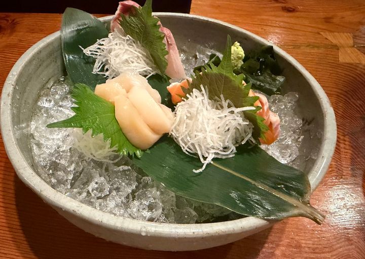 お刺身三点盛り。