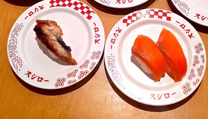 「大切りサーモン」と「大切りうなぎ」