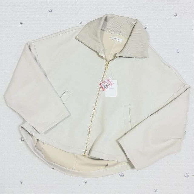 しまむら「ツイル襟リブジャケット」