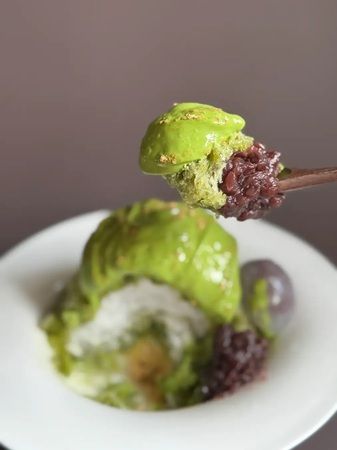【熊本県玉名市】パティスリー「L’oiseau Bleu」に、「濃厚抹茶のかき氷」と「桃のかき氷」が登場！