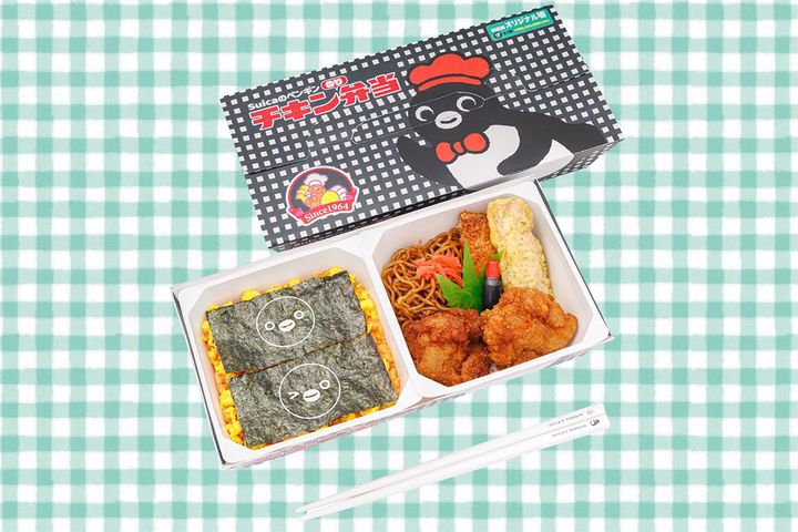 Suicaのペンギン チキンのり弁／￥1,300（税込み）