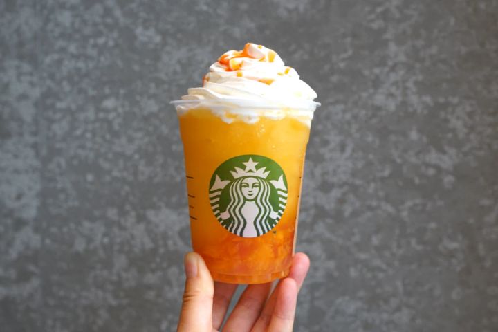 「ぎゅぎゅっと オレンジ ＆ マンゴー フラペチーノ®」カロリー