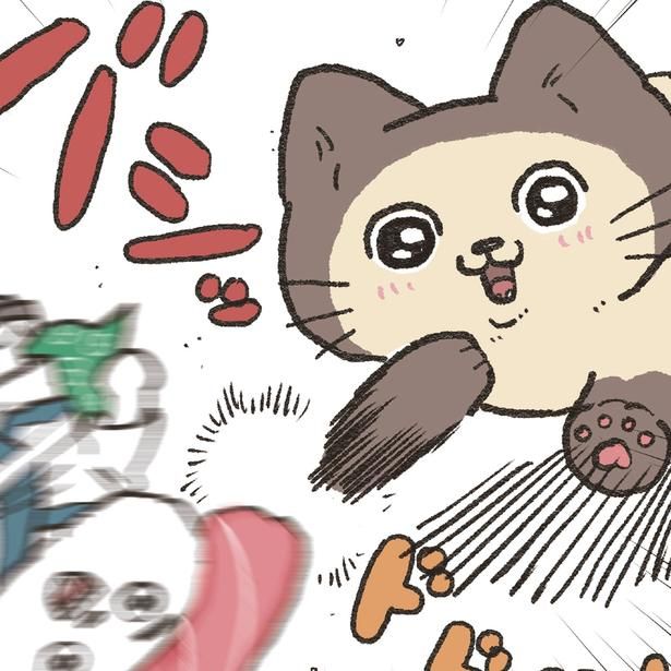 猫さんのおもちゃに （C）やじま／KADOKAWA