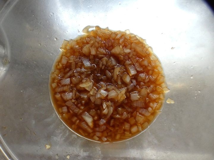 柔らかステーキの玉ねぎポン酢ソース