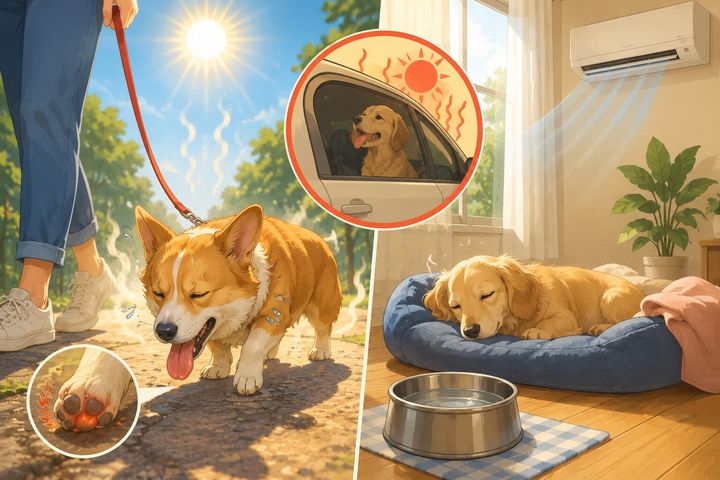 犬の熱中症は「屋外」だけじゃない！？留守番中の室内でも起きる、環境省が呼びかける散歩・室内の注意点と対策
