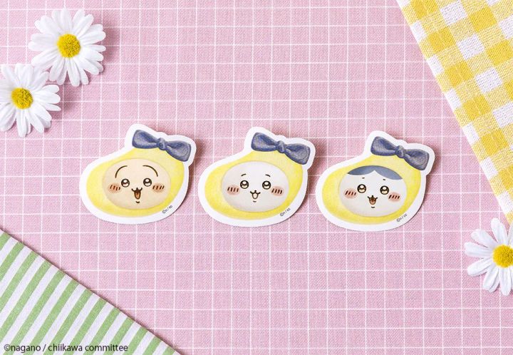 ちいかわバナナプリンケーキ ステッカー