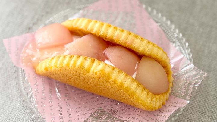 「秒で無くなる…」【ローソン】の桃スイーツが「一口ごとに幸せ」な味