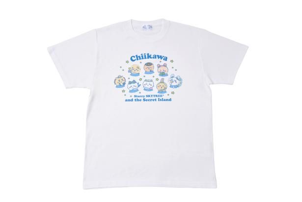 「Tシャツ」(全2種：各3300円／サイズはM・L・XL) (C)nagano (C)ナガノ/ 2026「映画ちいかわ」制作委員会 (C)TOKYO-SKYTREE