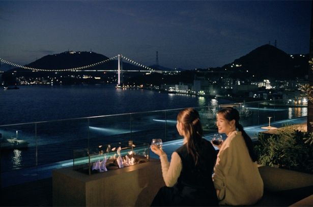 「MIZUBA」から眺める関門海峡の雄大な景色