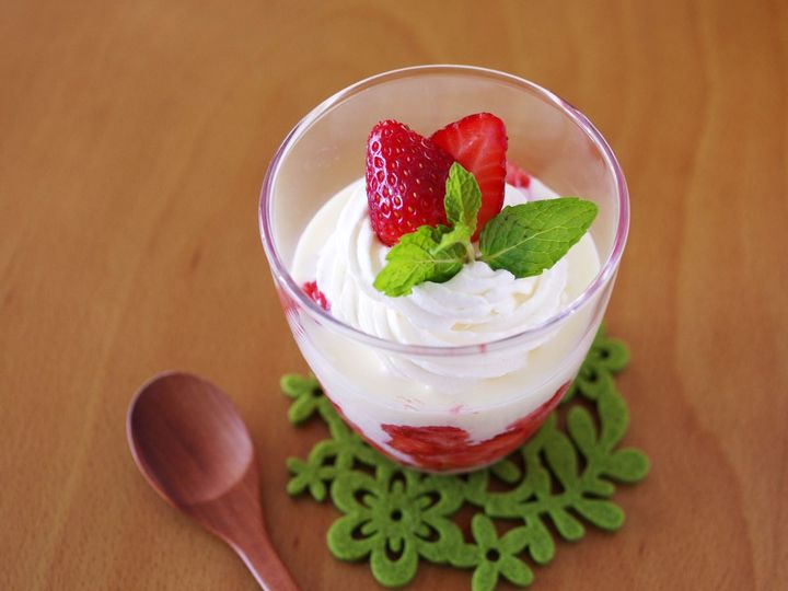 いちごクリームチーズグラスケーキレシピ02