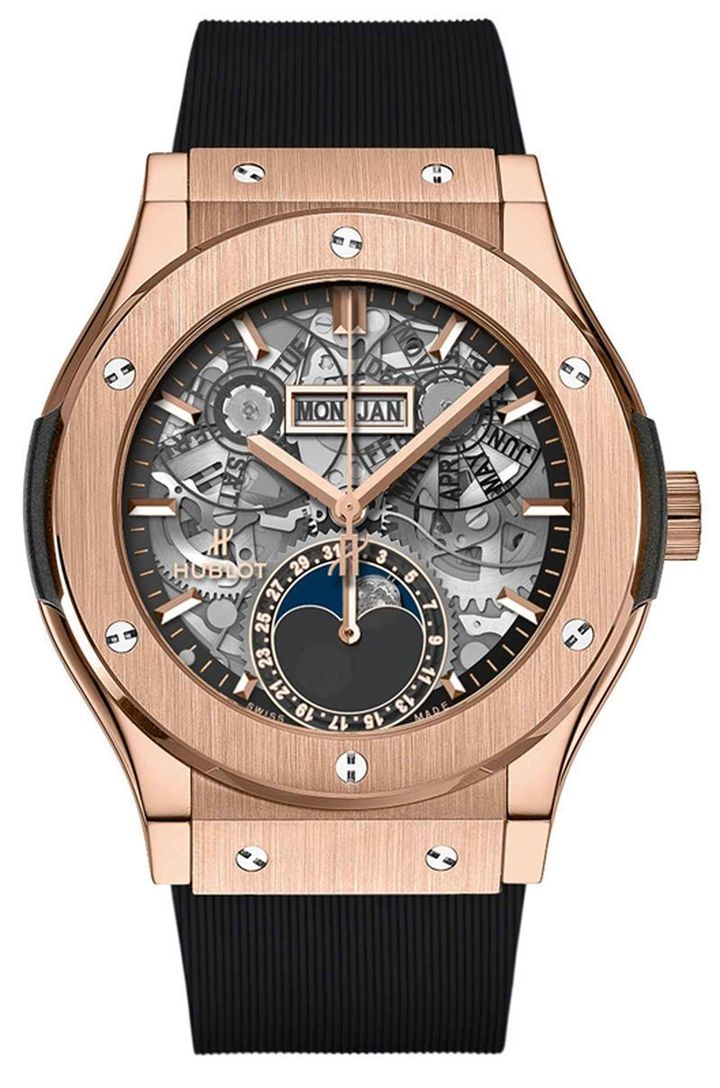 画像: HUBLOT 「アエロ・フュージョン ムーンフェイズ キングゴールド」