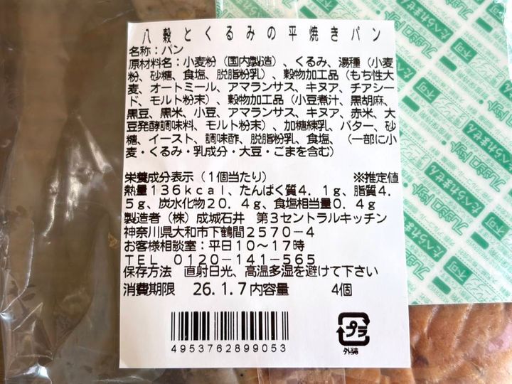 成分表