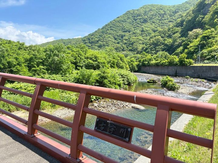 巻渕橋 森林側