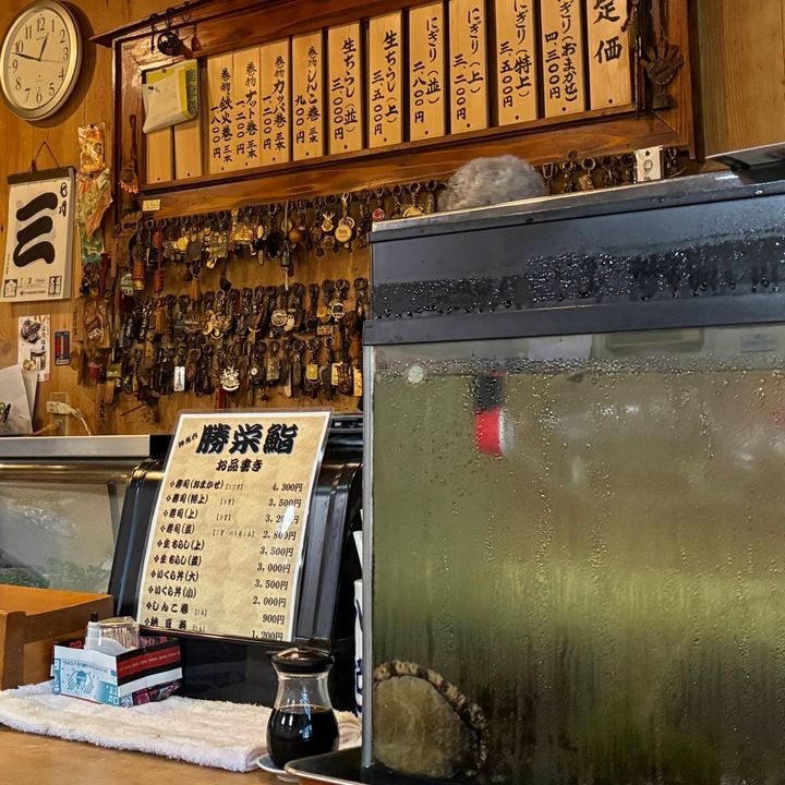 店のカウンター