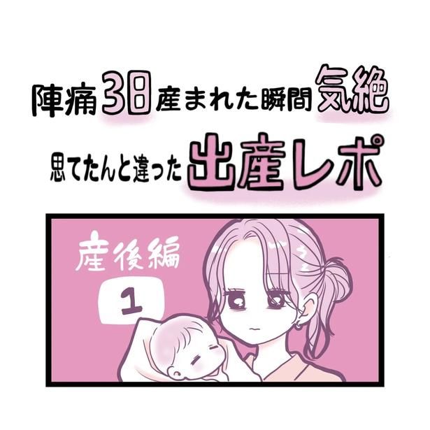 『出産レポ 産後編』1-1 画像提供：Reinaさん