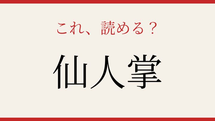 【難読漢字】パッと読めたら自慢できる！植物の名前の問題画像