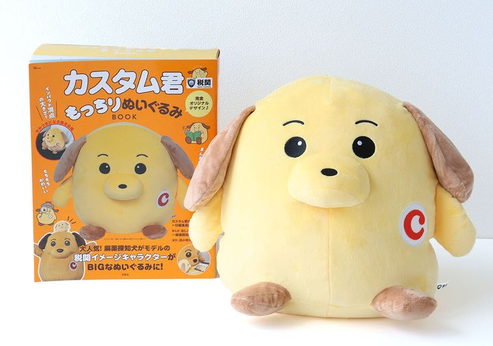 カスタム君のぬいぐるみとムック本パッケージ