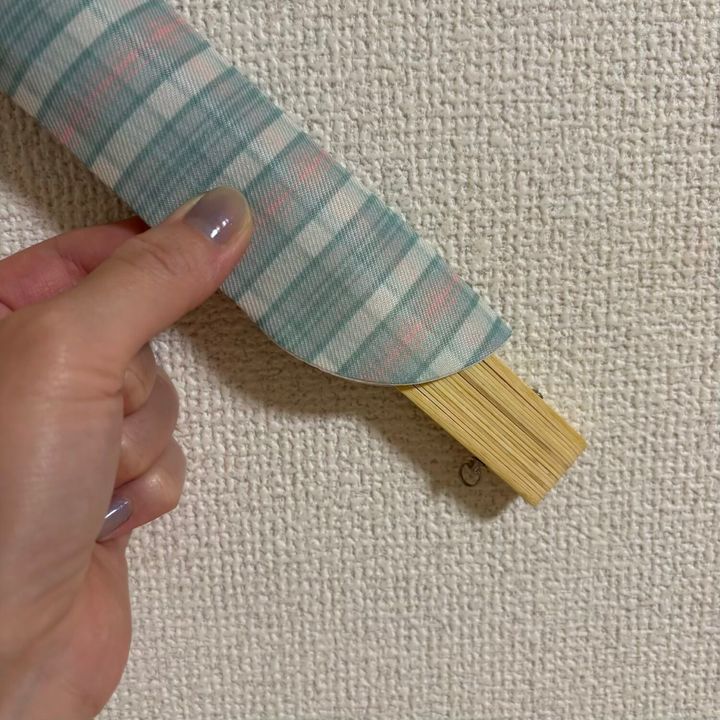 3COINSスリコケース付き扇子