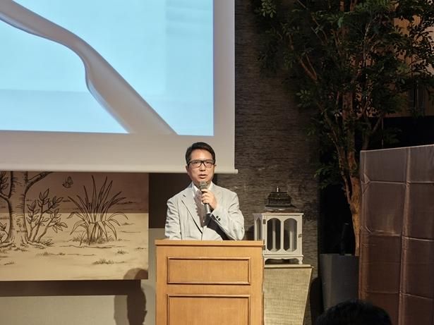 野村社長も「INMO GO3」をかけて登壇