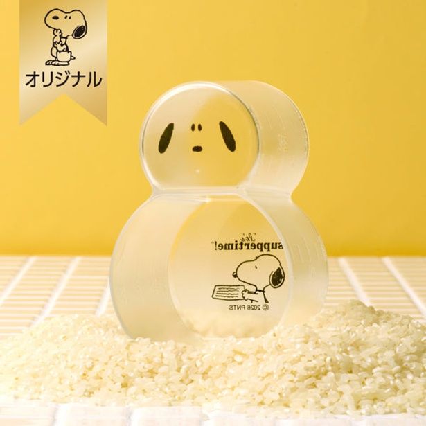 「【おかいものSNOOPYオリジナル】こめコレ！スリキリゆきだるまカップ(It's suppertime!)」(770円)