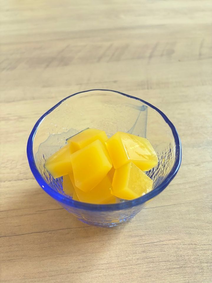 簡単に作れるオレンジレモンゼリー