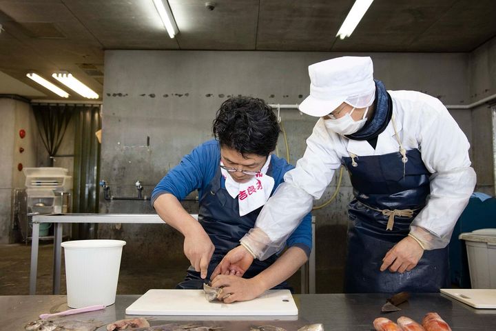 筆者と師匠