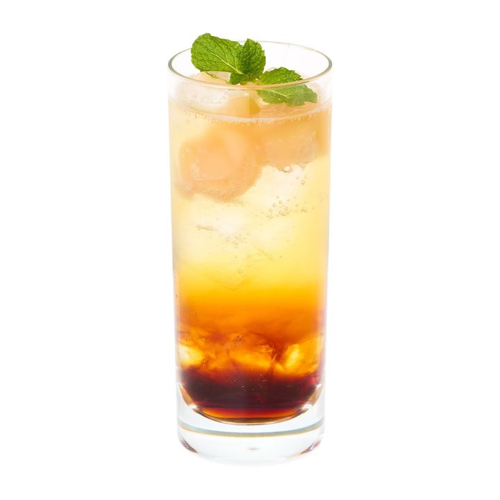 2foods ⽩桃と紅茶のジュレソーダ